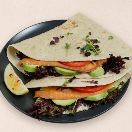 Piadina with Salmon